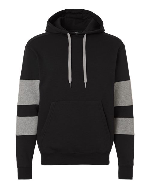Load image into Gallery viewer, Holloway 229576 Unisex Jackson Way Hooded Sweatshirt - Black/ Charcoal Heather