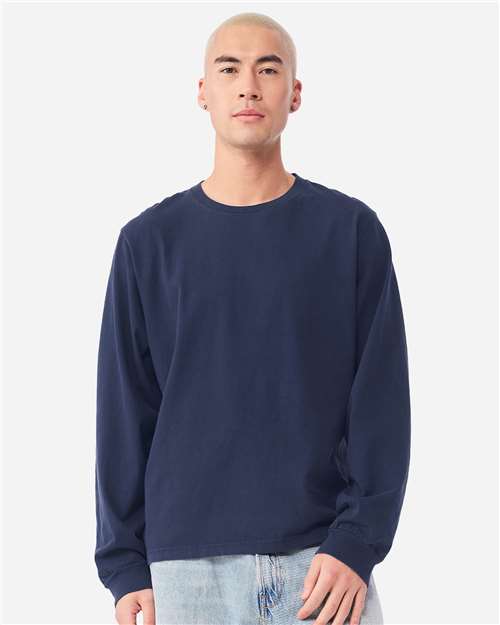 Load image into Gallery viewer, Unisex Heavyweight Garment-Dyed Long Sleeve Tee — product photo 3