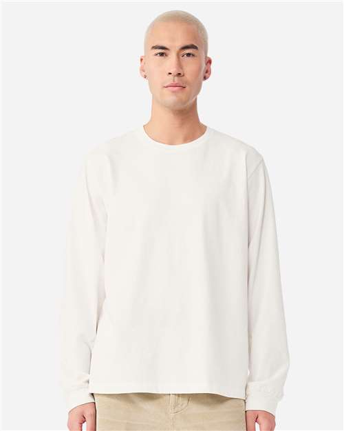 Load image into Gallery viewer, Unisex Heavyweight Garment-Dyed Long Sleeve Tee — product photo 4