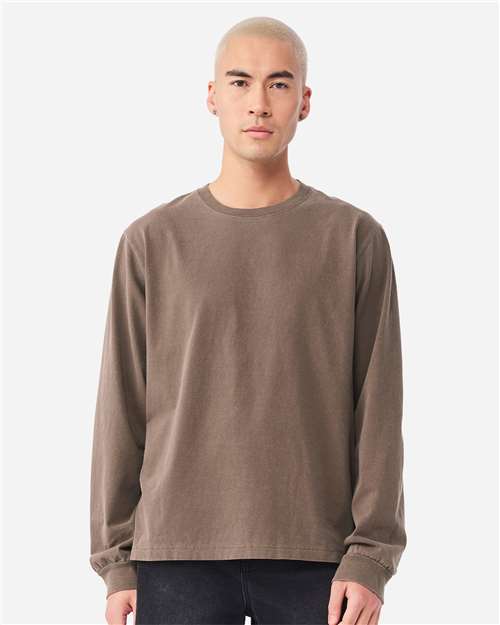 Load image into Gallery viewer, Unisex Heavyweight Garment-Dyed Long Sleeve Tee — product photo 8
