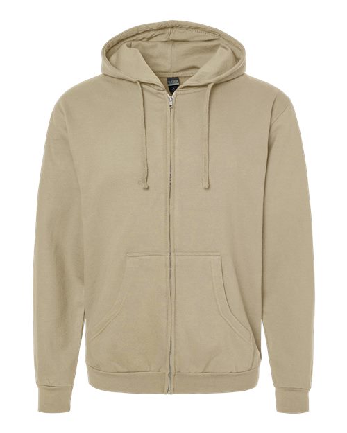 Load image into Gallery viewer, Unisex Full-Zip Hooded Sweatshirt - Sand