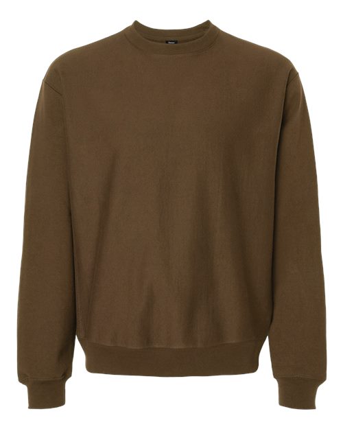 Load image into Gallery viewer, Unisex Beefy® Sweats Premium Heavyweight Crewneck Sweatshirt - Army Brown