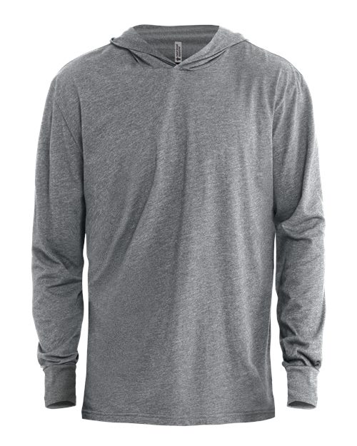 Load image into Gallery viewer, Unisex CVC Hoodie Long Sleeve T-Shirt - Dark Heather Grey