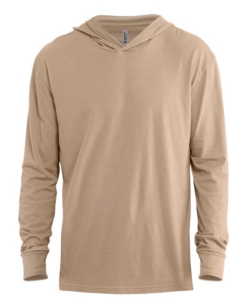 Load image into Gallery viewer, Unisex CVC Hoodie Long Sleeve T-Shirt - Heather Tan