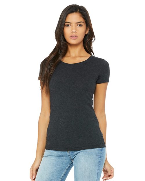 Load image into Gallery viewer, Women's Triblend Tee — blank t-shirt for DTF printing