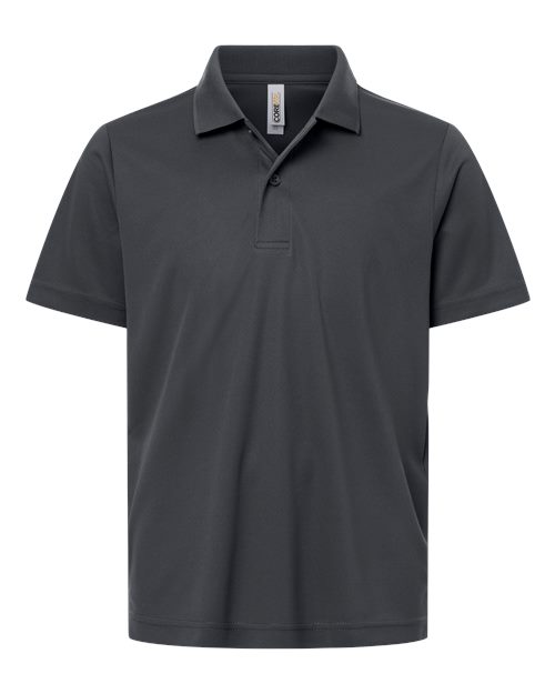 Load image into Gallery viewer, CORE365 CE108Y Youth Nova Performance Pique Polo - Carbon