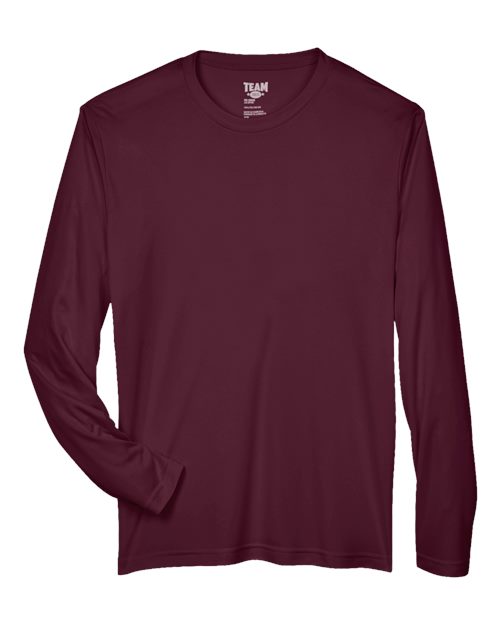 Load image into Gallery viewer, Team 365 TT11L Men's Zone Performance Long Sleeve T-Shirt - Sport Dark Maroon