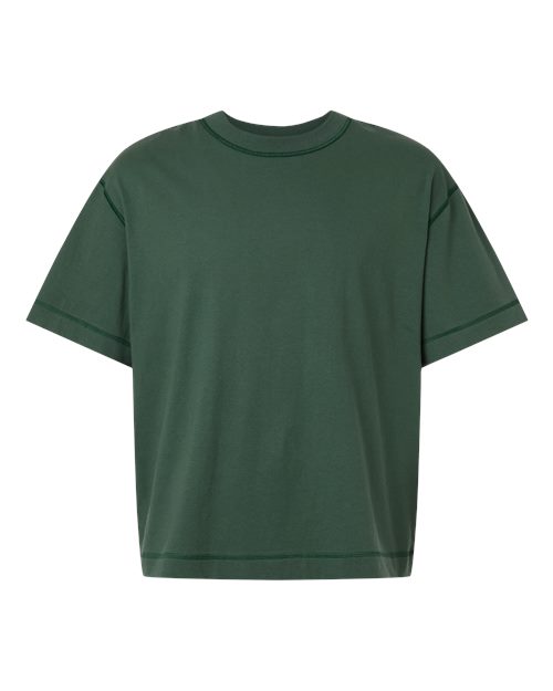 Load image into Gallery viewer, Unisex Heavyweight Cotton Mid-Length Tee - Pine