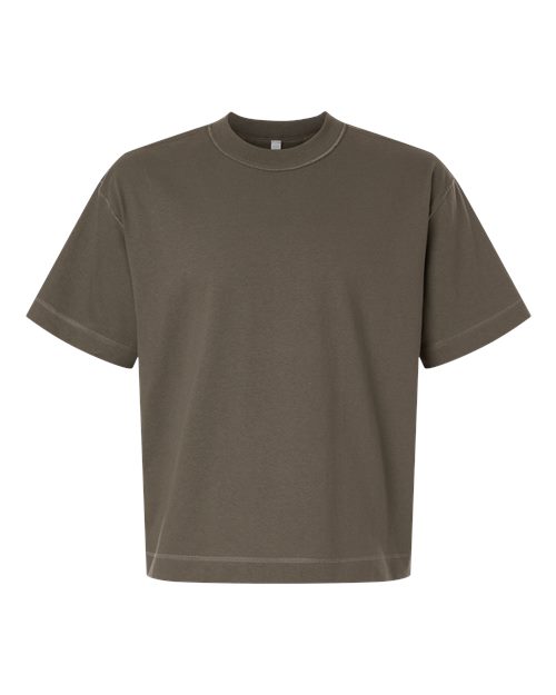 Load image into Gallery viewer, Unisex Heavyweight Cotton Mid-Length Tee - Mushroom