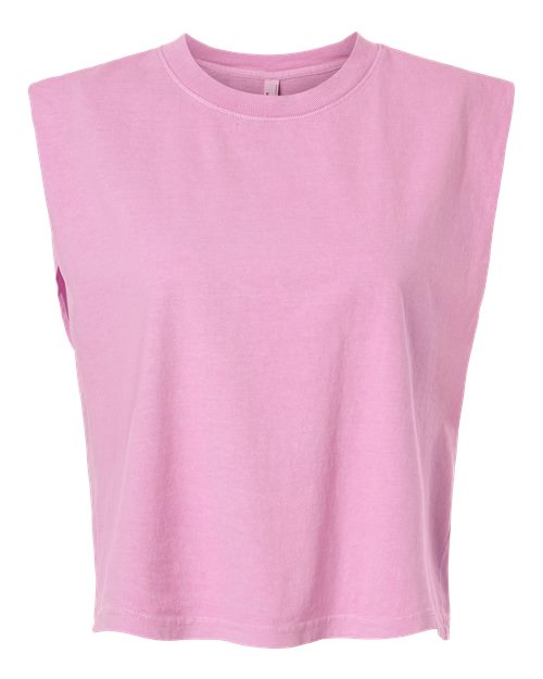Load image into Gallery viewer, Women's Garment-Dyed Heavyweight Muscle Tee - Faded Powder Pink