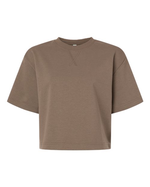 Load image into Gallery viewer, Women's French Terry Mid-Length Boxy Top - Savana