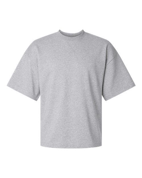 Load image into Gallery viewer, Unisex French Terry Ex Crew Top - Heather Grey