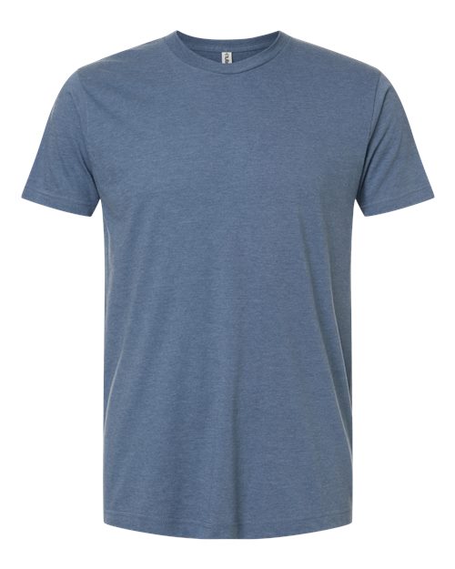 Load image into Gallery viewer, Unisex Fine Jersey T-Shirt - Heather Indigo Blue