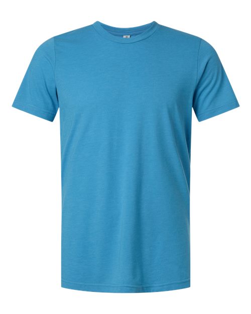 Load image into Gallery viewer, Unisex Combed CVC T-Shirt - Heather Aquamarine