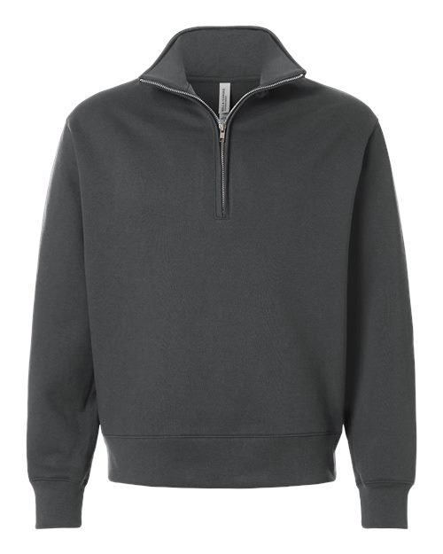 Load image into Gallery viewer, BELLA + CANVAS 4740 Unisex 10 oz Quarter-Zip Pullover Sweatshirt - Asphalt