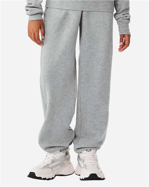 Load image into Gallery viewer, BELLA + CANVAS 3738Y Youth Sponge Fleece Sweatpants