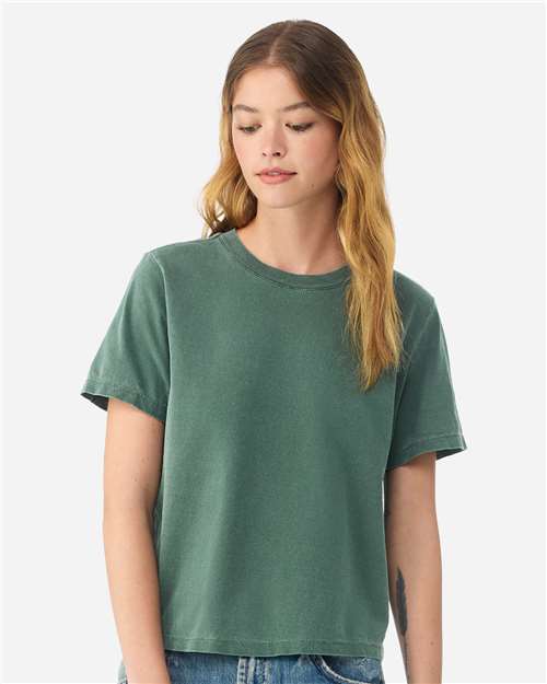 Load image into Gallery viewer, BELLA + CANVAS 6110GD Women's Garment-Dyed Tee - Washed Pine
