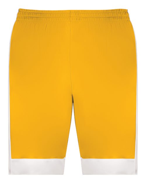 Load image into Gallery viewer, Augusta Sportswear 6890 Youth Match-Up Basketball Shorts - Gold/ White