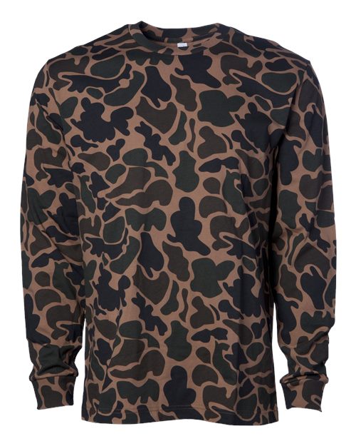 Load image into Gallery viewer, Unisex Premium Long Sleeve T-Shirt - Duck Camo