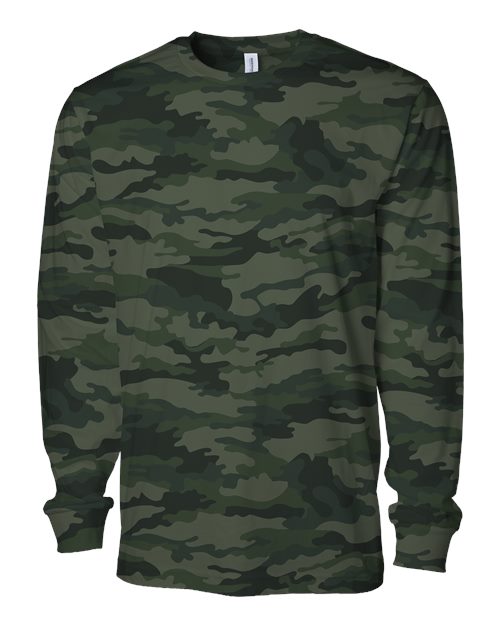 Load image into Gallery viewer, Unisex Premium Long Sleeve T-Shirt - Forest Camo