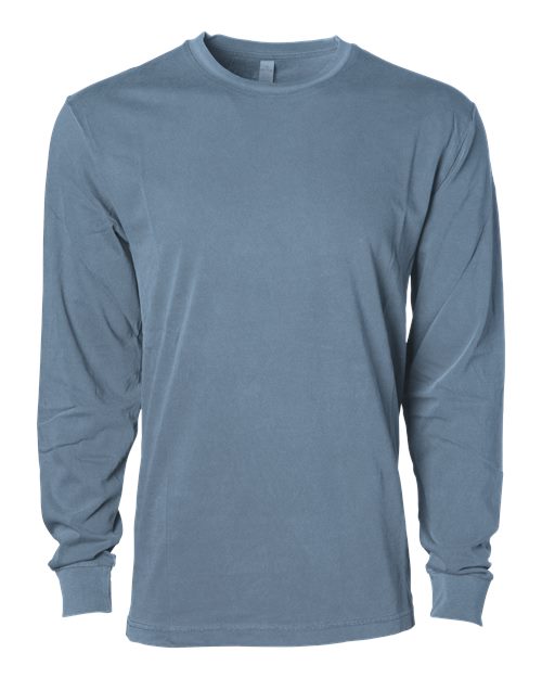 Load image into Gallery viewer, Unisex Premium Long Sleeve T-Shirt - Pigment Slate Blue