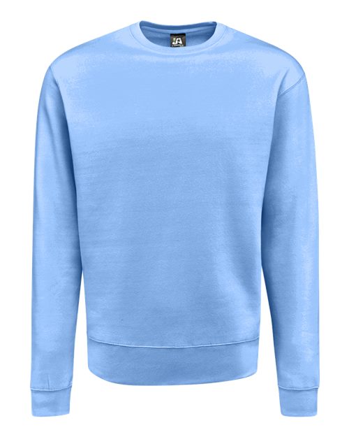 Load image into Gallery viewer, J. America 8721 Unisex BTB Fleece Crewneck Sweatshirt - Carolina Blue