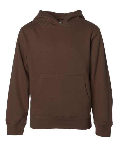 Load image into Gallery viewer, Youth Midweight Hooded Sweatshirt - Brown