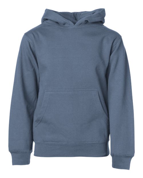 Load image into Gallery viewer, Youth Midweight Hooded Sweatshirt - Storm Blue