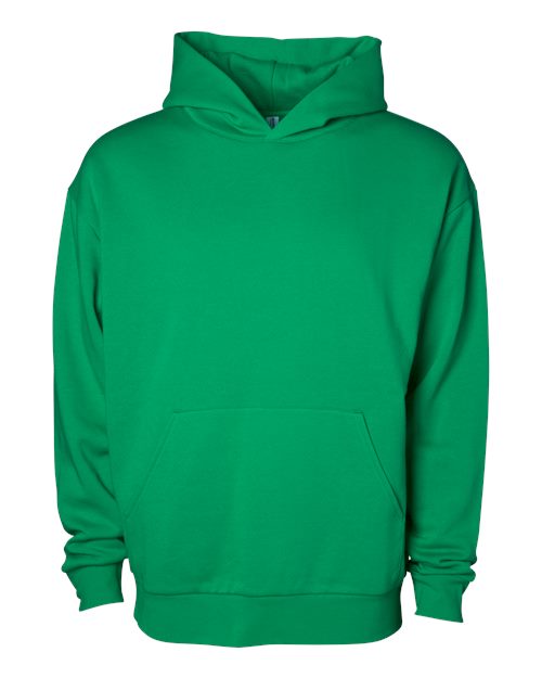 Load image into Gallery viewer, Unisex Avenue Midweight Hooded Sweatshirt - Lime