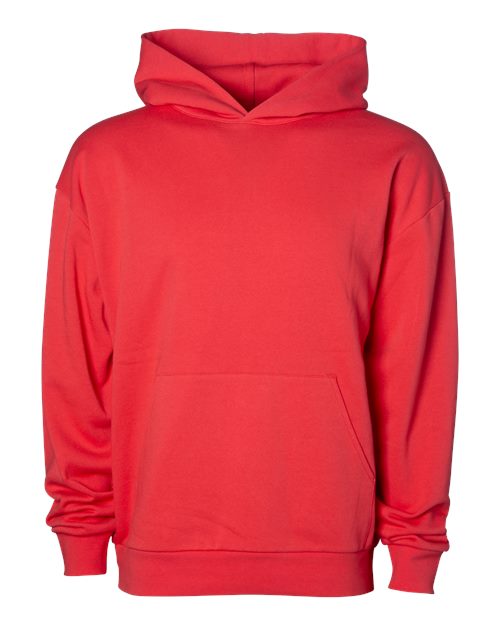 Load image into Gallery viewer, Unisex Avenue Midweight Hooded Sweatshirt - Cherry