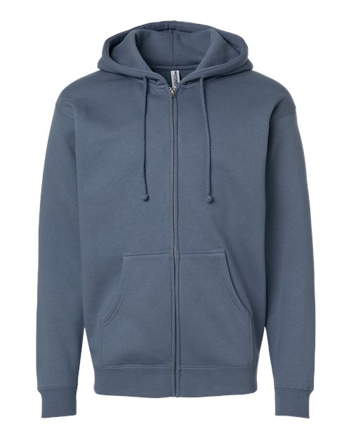 Load image into Gallery viewer, Unisex Heavyweight Full-Zip Hooded Sweatshirt - Storm Blue