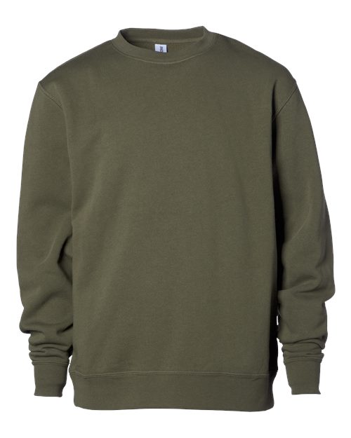Load image into Gallery viewer, Youth Midweight Crewneck Sweatshirt - Army