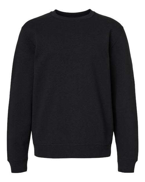 Load image into Gallery viewer, Youth Midweight Crewneck Sweatshirt - Black