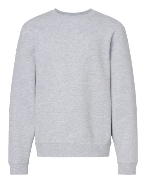 Load image into Gallery viewer, Youth Midweight Crewneck Sweatshirt - Grey Heather