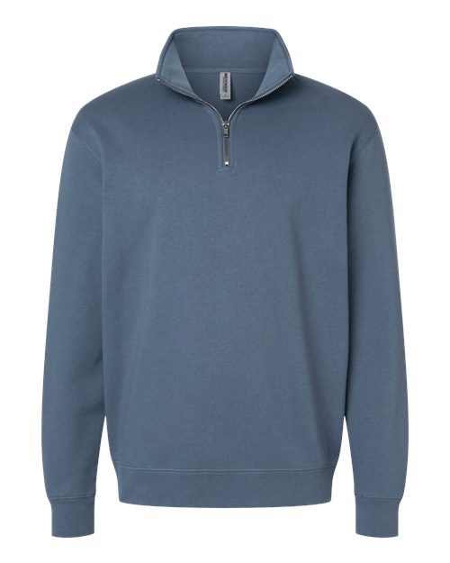 Load image into Gallery viewer, Unisex Midweight Quarter-Zip Pullover - Storm Blue