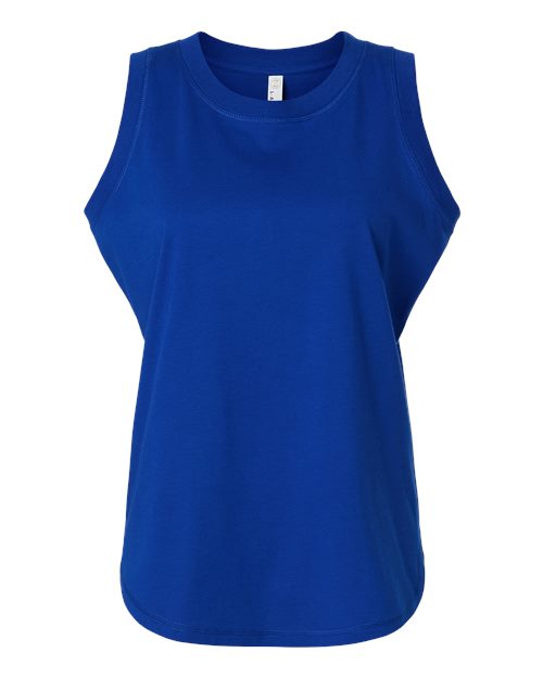 Load image into Gallery viewer, LAT 3592 Women's Relaxed Fine Jersey Tank - Royal