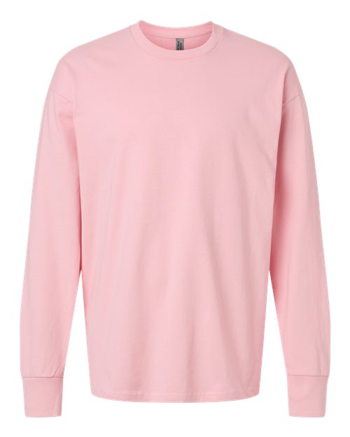 Load image into Gallery viewer, Unisex Heavyweight Long Sleeve T-Shirt - Light Pink