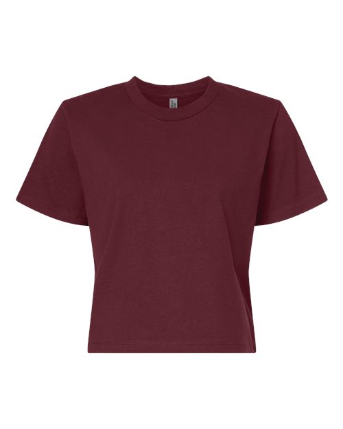 Load image into Gallery viewer, Women's Heavyweight Boxy T-Shirt - Maroon