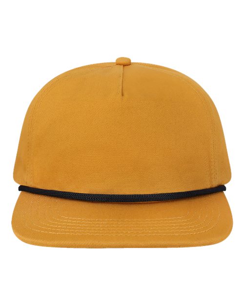Load image into Gallery viewer, LOCALE WILSON Five-Panel Rope Cap - Camel/ Black