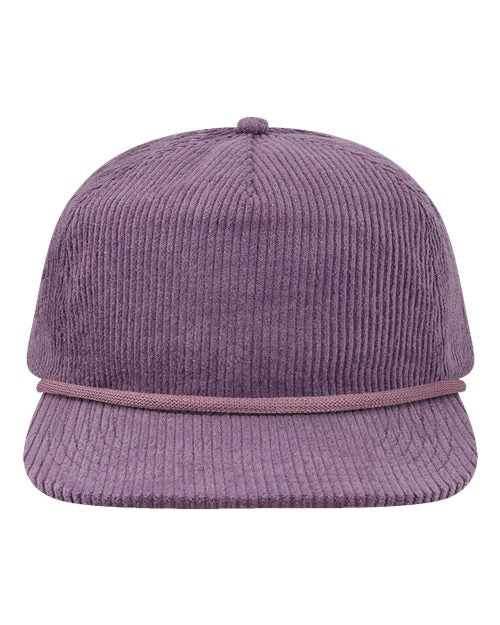 Load image into Gallery viewer, LOCALE WILSON Five-Panel Rope Cap - Mauve Corduroy