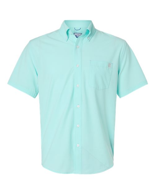 Load image into Gallery viewer, HUK H150154 Men's Kona Short Sleeve Solid Shirt - Caicos