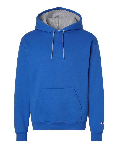 Load image into Gallery viewer, Unisex Powerblend® Contrast Color Hooded Sweatshirt - Royal Blue/ Light Steel