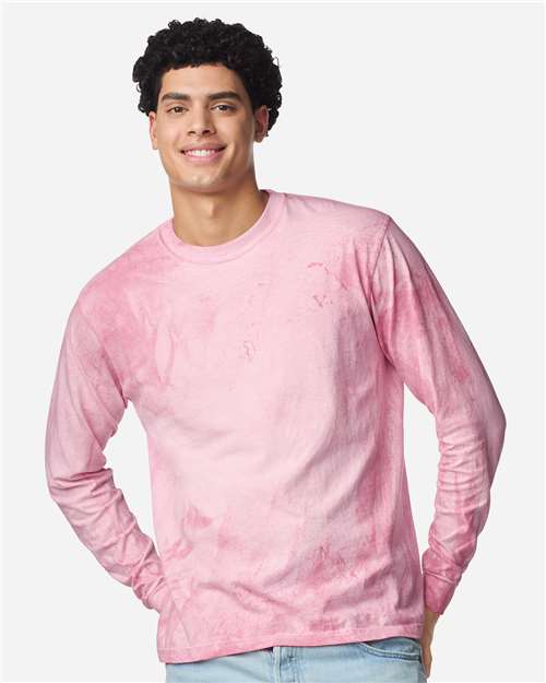 Load image into Gallery viewer, Unisex Colorblast™ Long Sleeve T-Shirt - Hibiscus