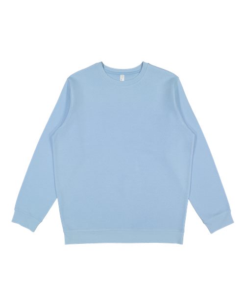 Load image into Gallery viewer, LAT 6925 Unisex Elevated Fleece Crewneck Sweatshirt - Light Blue