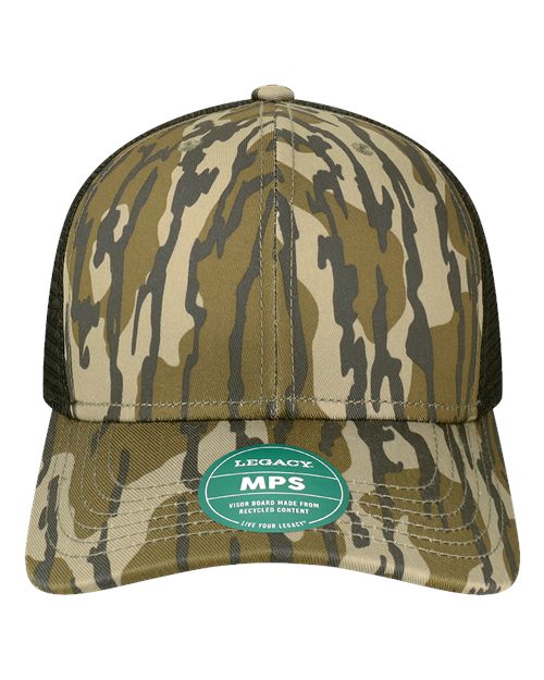 Load image into Gallery viewer, LEGACY MPS Mid-Pro Snapback Trucker Cap - Bottomland/ Black