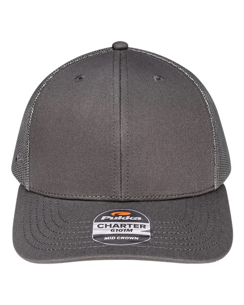 Load image into Gallery viewer, Pukka 6101M Charter Six-Panel Cap - Charcoal