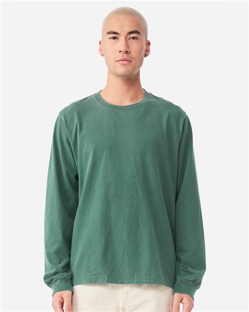 Load image into Gallery viewer, Unisex Heavyweight Garment-Dyed Long Sleeve Tee — blank t-shirt for DTF printing