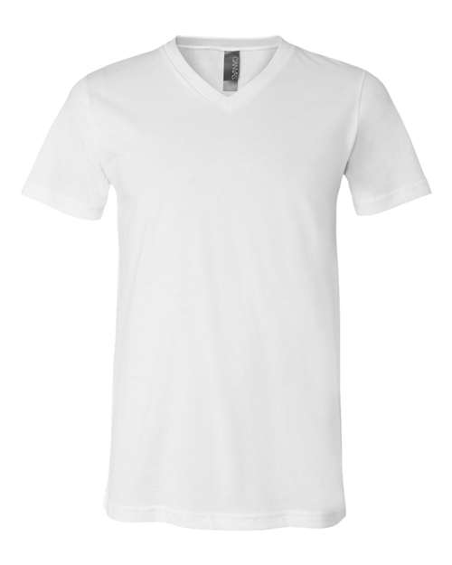 Load image into Gallery viewer, Unisex Jersey V-Neck Tee — product photo 26