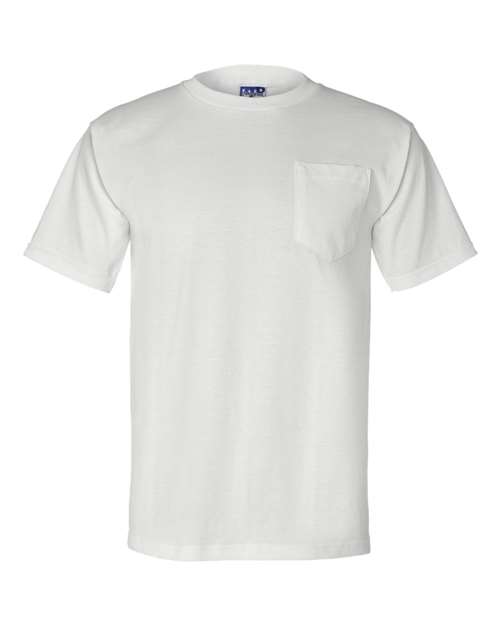 Load image into Gallery viewer, Unisex Union-Made Pocket T-Shirt - White