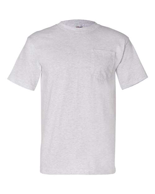 Load image into Gallery viewer, Unisex USA-Made Pocket T-Shirt - Ash